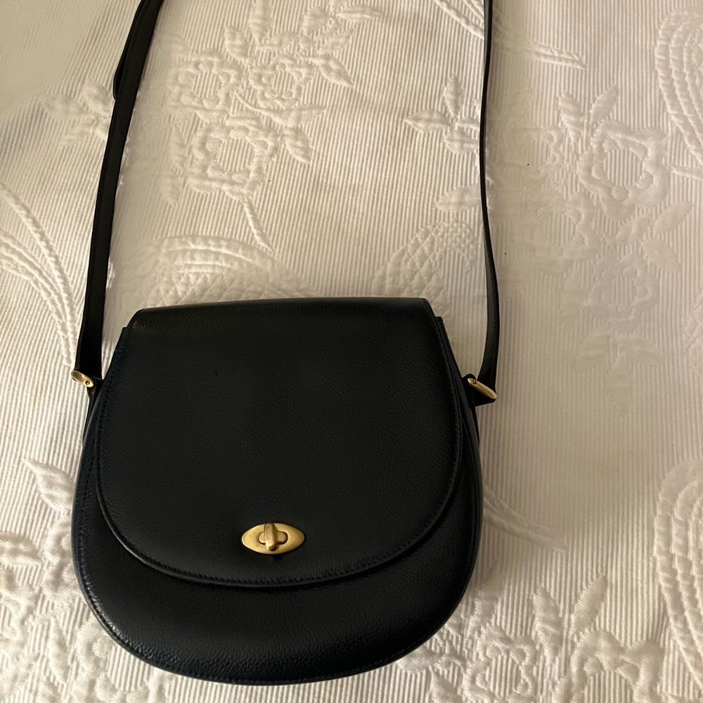 Coach leather crossbody bag
